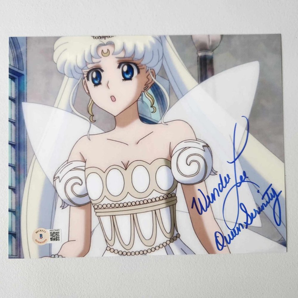 Sailor Moon Queen Serenity Autograph 8x10 Signed by Wendy Lee - Beckett COA